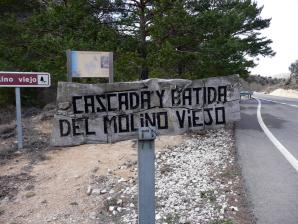 Cascada batida, Calomarde