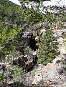 Cascada batida, Calomarde