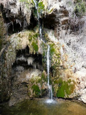 Cascada batida, Calomarde