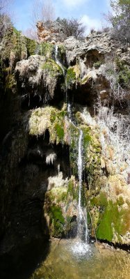 Cascada batida, Calomarde