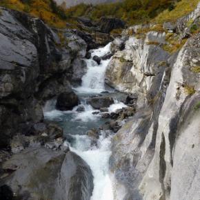Cascada del Cinca desde la pista