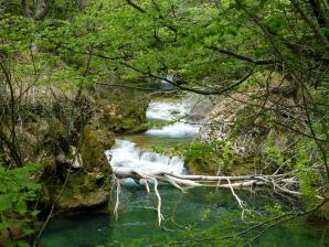 Nacimiento del Río Urederra, Baquedano, Navarra