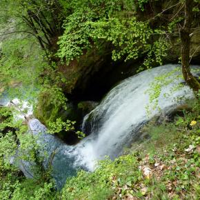 Nacimiento del Río Urederra, Baquedano, Navarra