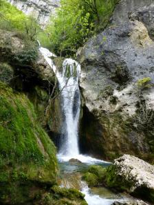 Nacimiento del Río Urederra, Baquedano, Navarra