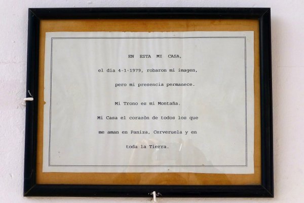 Ermita Virgen del Águila, Paniza, Aragón