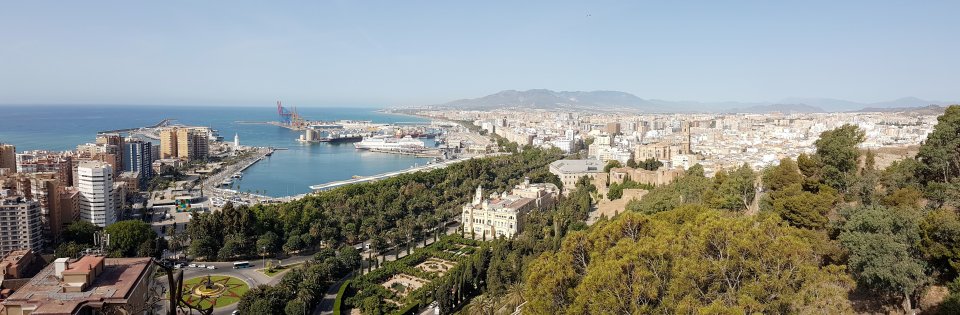 Málaga desde Gibralfaro