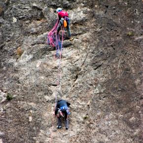 17 Escalada en la Gran Placa de Chodes